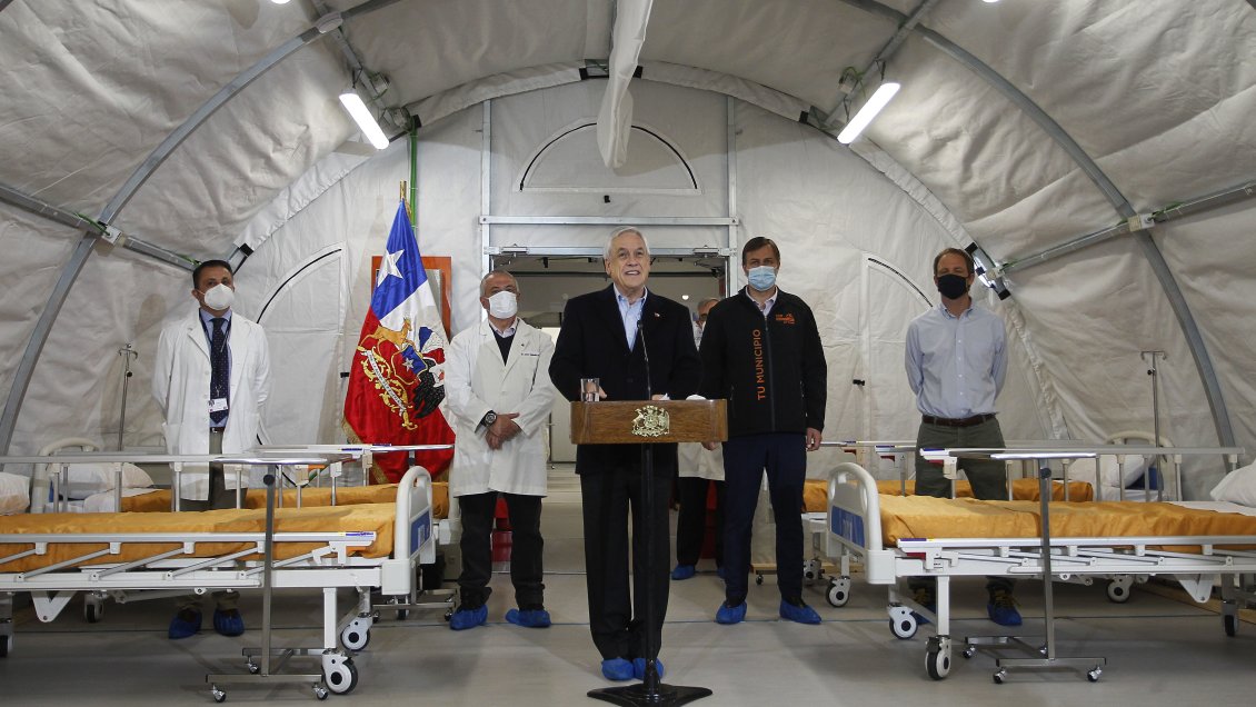 Presidente Piñera inauguró hospital modular y reconoció que 