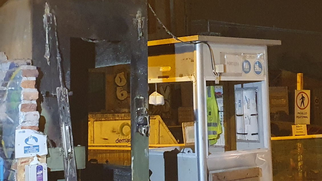 Turba saqueó y dejó millonarios daños en la futura estación Lo Martínez en El Bosque