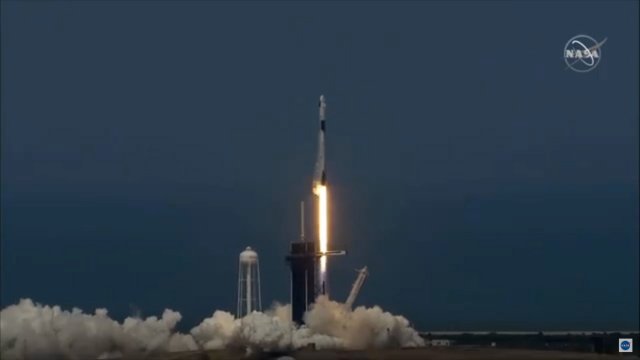 [Video] El momento del histórico lanzamiento de la misión del SpaceX al ...