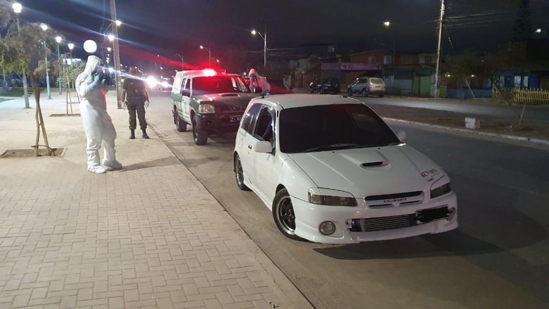 Arica: Detienen a joven con Covid-19 positivo en un control vehicular