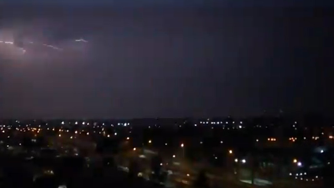 Lluvia, truenos y relámpagos en la Región Metropolitana