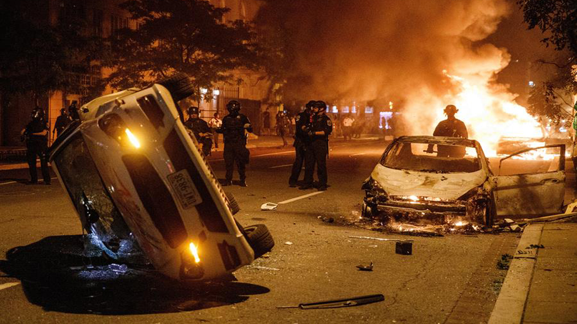 La violencia se toma por sexta noche las calles de EEUU y Trump culpa a la extrema izquierda
