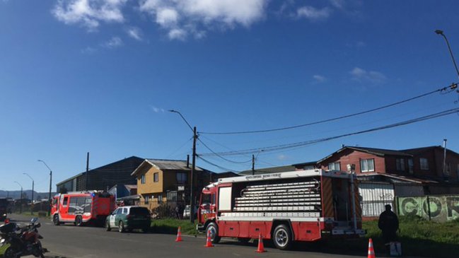 Niña de tres años murió en incendio que destruyó su casa en Valdivia