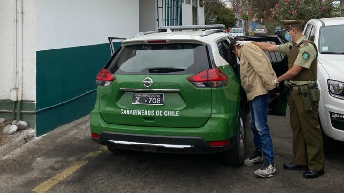 Control de identidad rutinario terminó con el arresto de un prófugo en Arica