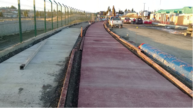 Punta Arenas: Obras de conexión de calles Monseñor Fagnano y Pedro Bórquez presentan un 80 por ciento de avance