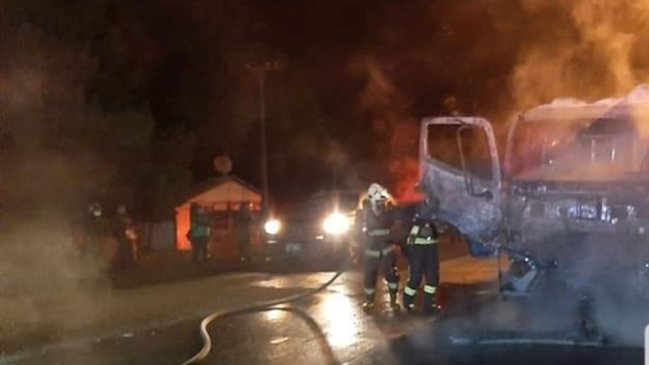Investigan ataque a un camión en las cercanías de Collipulli