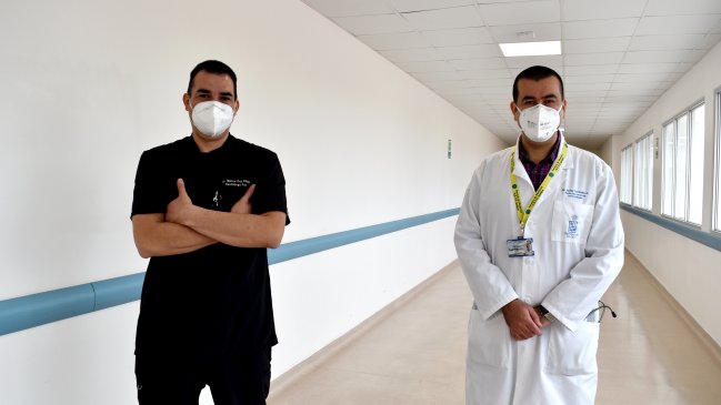 Dos médicos llegaron a reforzar el área de pacientes Covid-19 al Hospital de Iquique