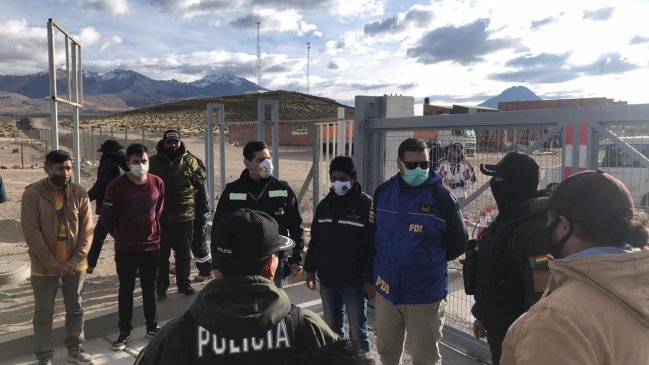 Tres reos chilenos fueron expulsados de Bolivia
