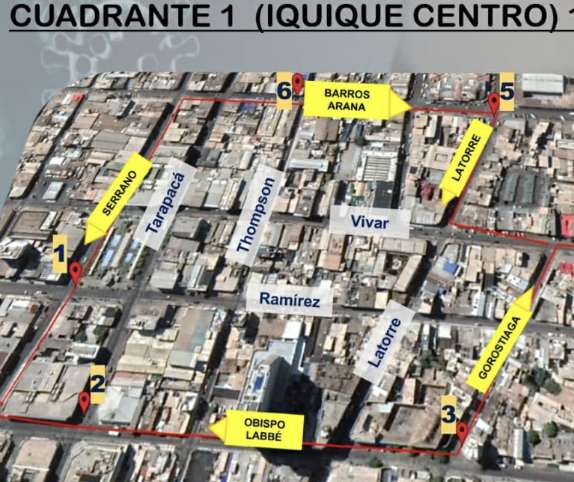 Cerrarán calles del centro de Iquique y Alto Hospicio