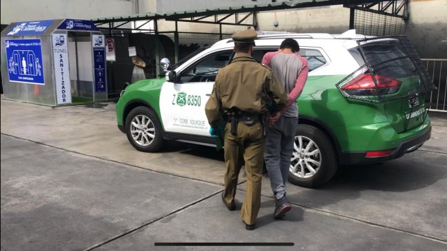 En Iquique joven atacó a su abuelo con cuchillo: detenido