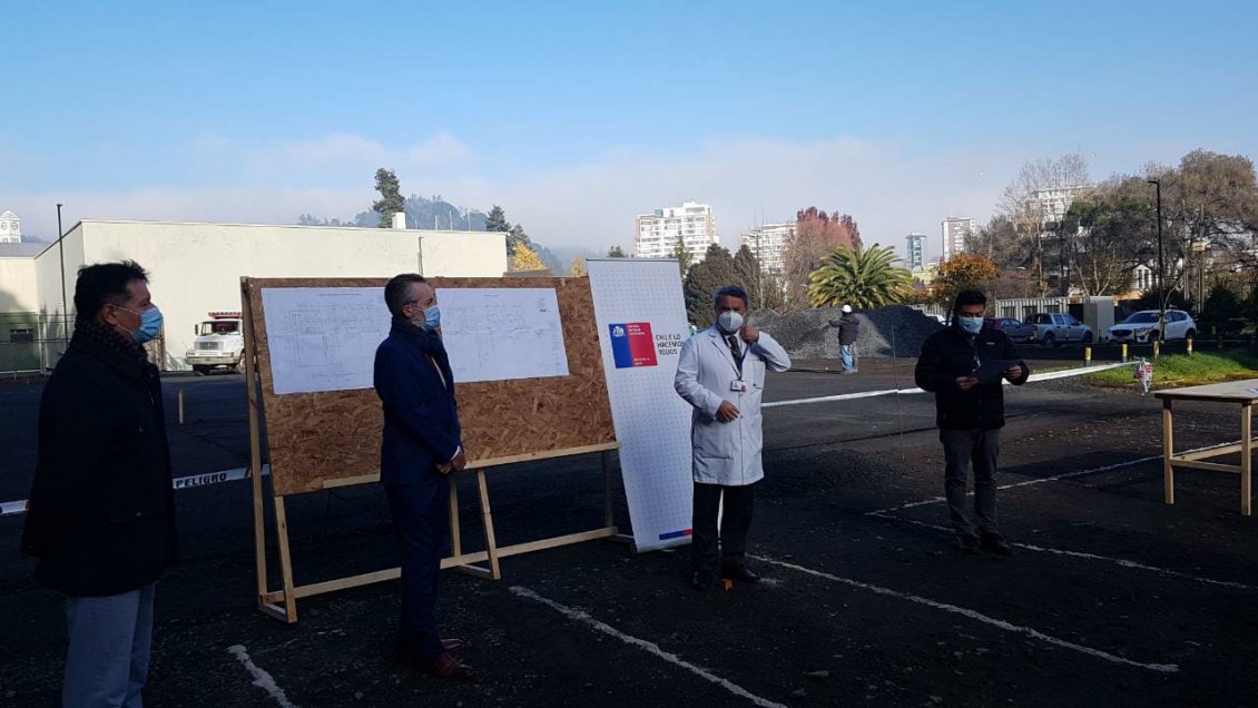 En agosto entraría en funcionamiento hospital modular de Concepción