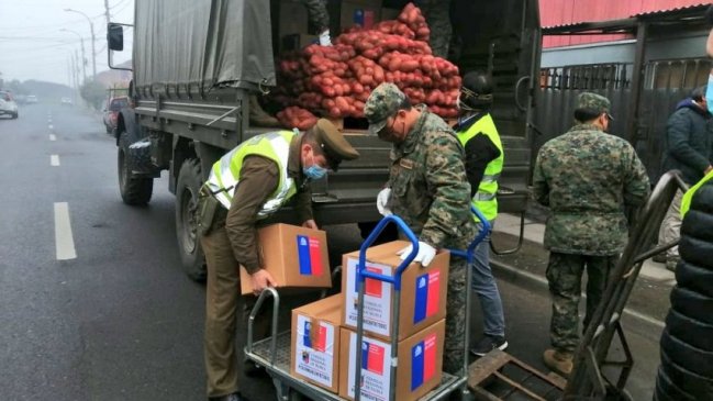 Gobierno entregó primeras 1.750 cajas de alimentos a familias vulnerables de Chillán