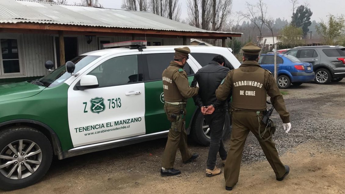 PDI indaga homicidio en Las Cabras: Un sujeto detenido