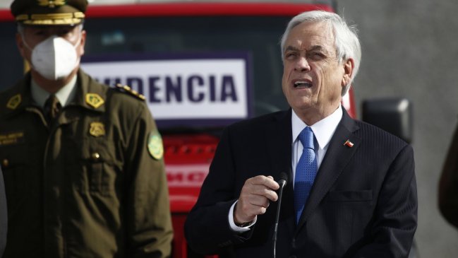 Piñera anunció proyecto de ley que endurece penas contra el narcotráfico