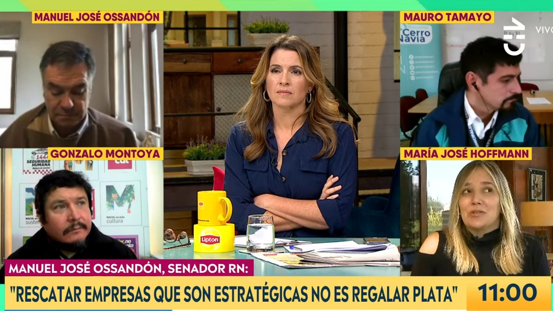 Diputada Hoffmann tuvo tensos cruces en matinal: 