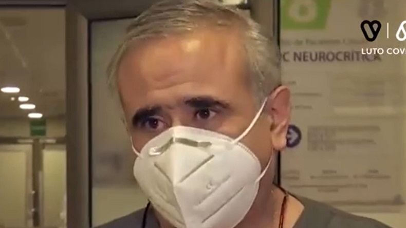 Doctor Ugarte se emocionó tras pregunta personal