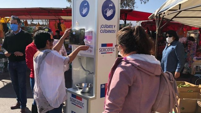 Atacama: 500 feriantes recibieron kits sanitarios para combatir al 
