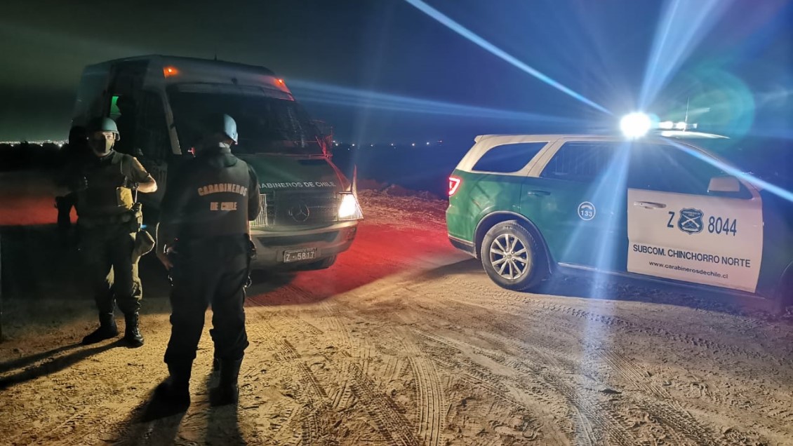 Una decena de detenidos dejó nueva ronda policial nocturna en Arica