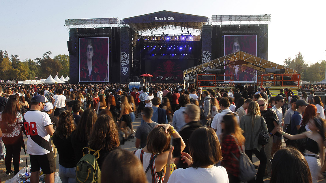 Los escenarios que maneja la organización de Lollapalooza Chile