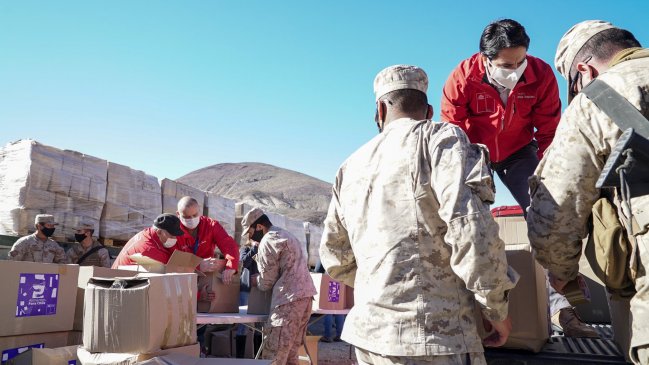 Más de cinco mil cajas de alimentos lleva repartidas el Gobierno en la provincia de Huasco