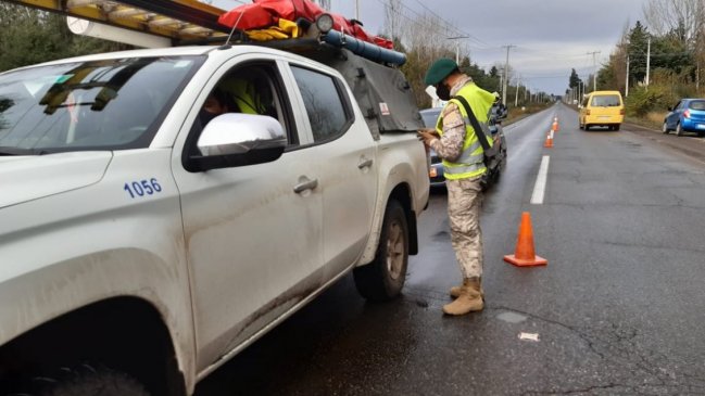 Más de mil vehículos fueron devueltos este fin de semana en comunas turísticas de Ñuble
