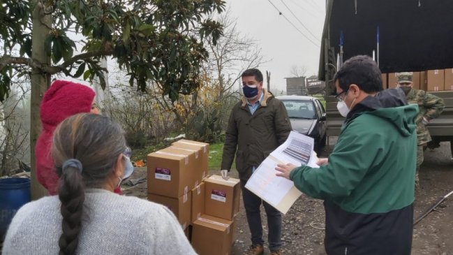 Entregan 520 nuevos kits de limpieza en campamentos de Ñuble