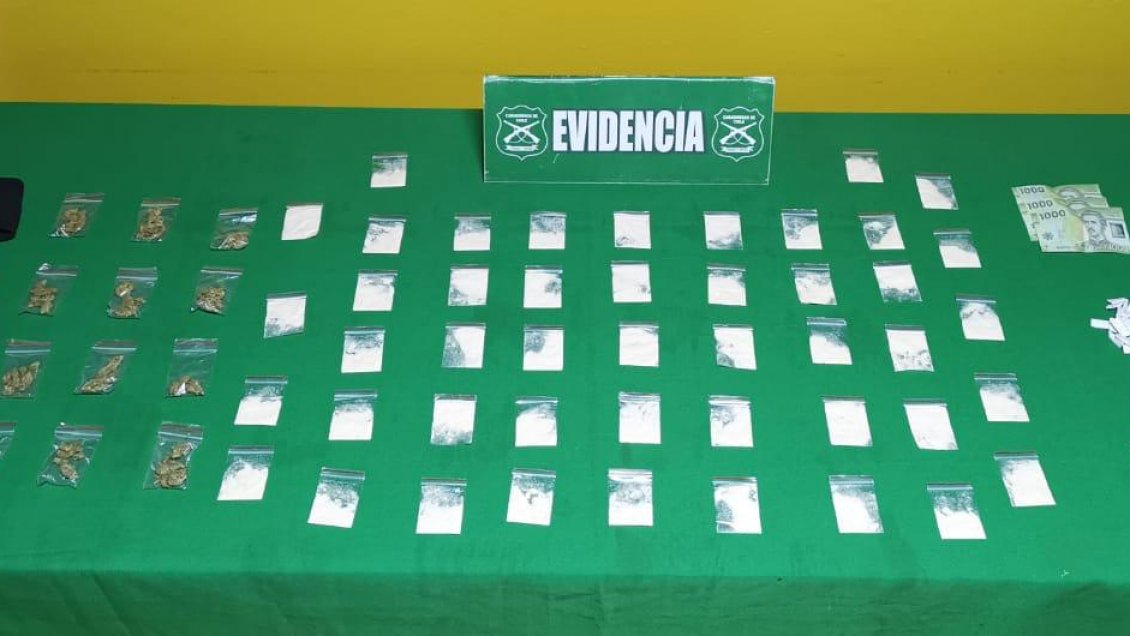 Detienen a sujeto con delivery de drogas en Iquique