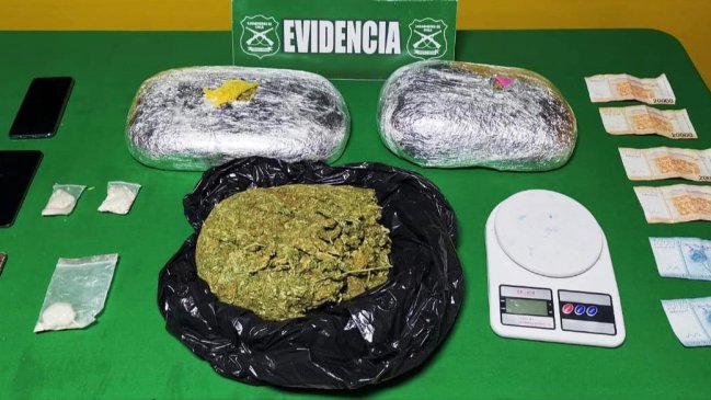 Detienen a pareja acusada de acopiar droga y abastecer a microtraficantes en Iquique