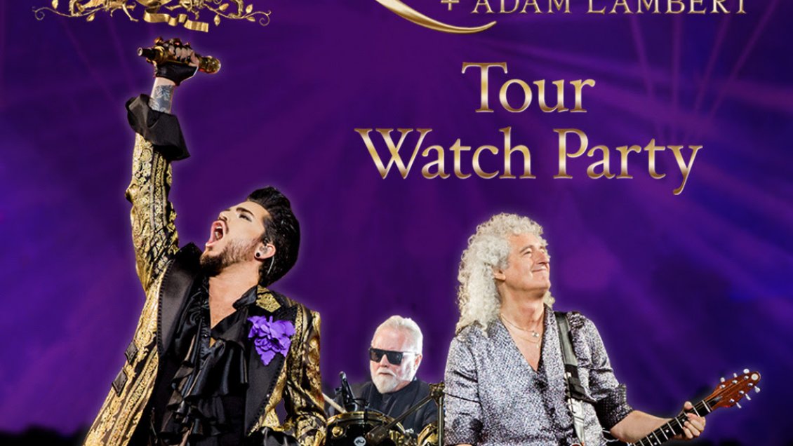 Queen con Adam Lambert realizarán una Watch Party con sus mejores conciertos