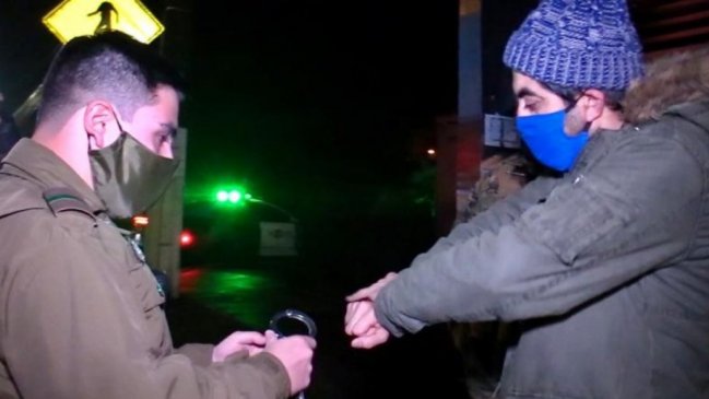 Medio centenar de detenidos dejaron primeras horas de la cuarentena en Rancagua y Machalí