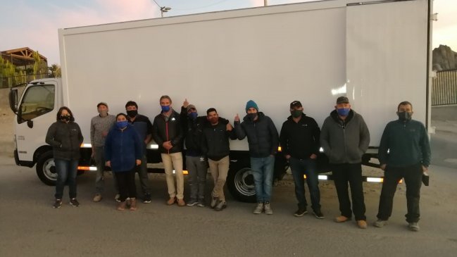 Pescadores artesanales de Caldera reciben camión para transportar algas