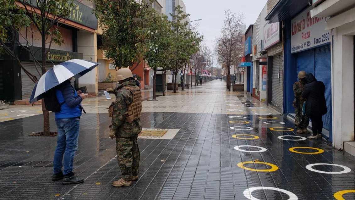Movilidad en Rancagua-Machalí se redujo un 40% en su primer día hábil de cuarentena