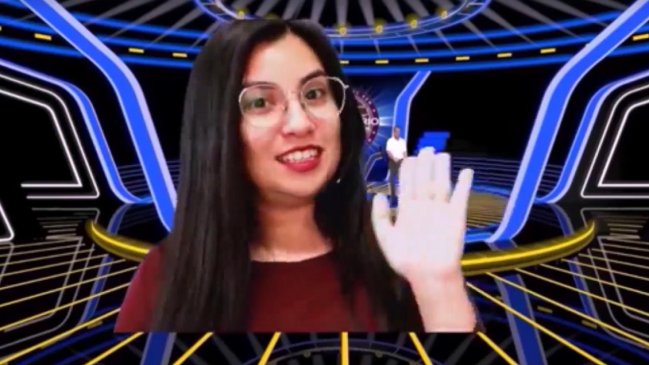 Profesora se las ingenió para enseñar con formato de TV y hasta Diana Bolocco la felicitó