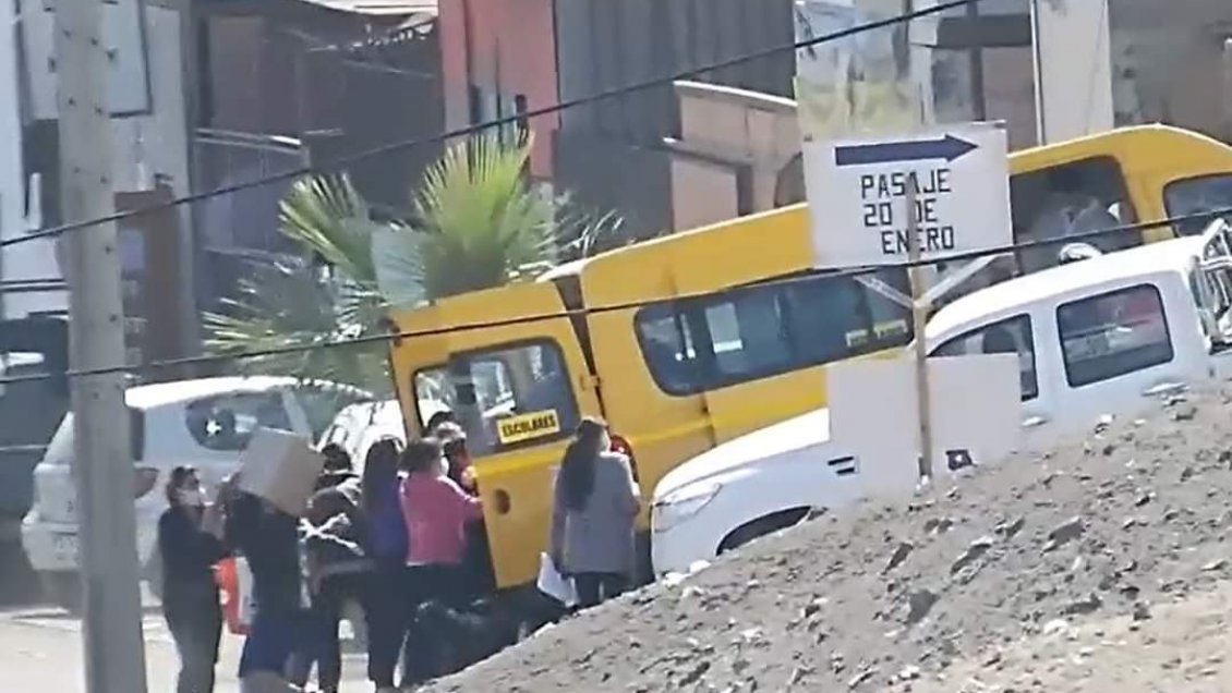 Repartidores de cajas de mercadería fueron asaltados en Iquique