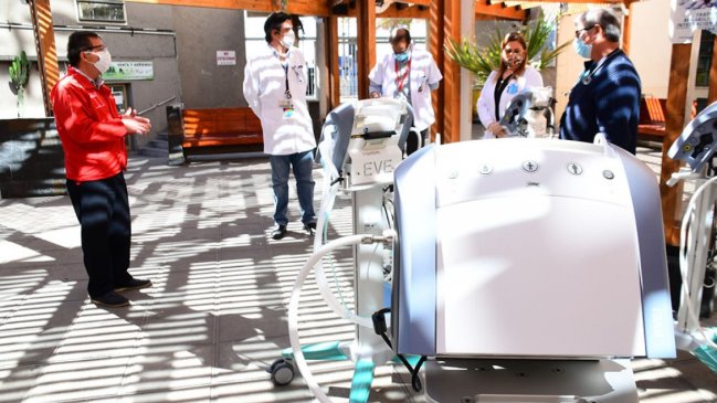 Cinco nuevos ventiladores mecánicos arribaron al hospital regional de Arica