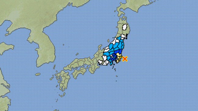 Sismo 6,2 Richter remeció el este de Japón