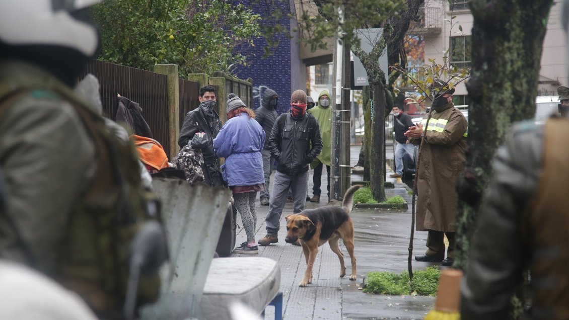Carabineros desalojó por segunda vez casa 