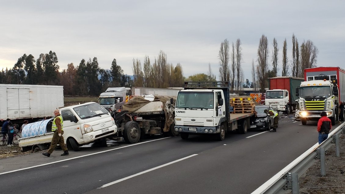Formalizaron a conductor por accidente fatal en cercanías de Rengo