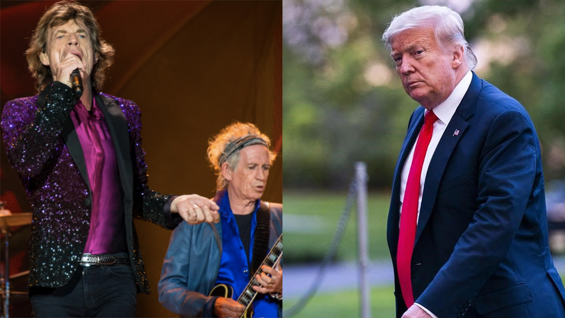 The Rolling Stones planea demanda contra Donald Trump por usar canción sin permiso