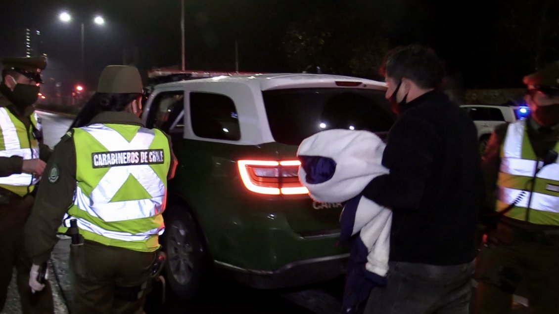 O’Higgins: 30 detenidos por incumplir la cuarentena obligatoria