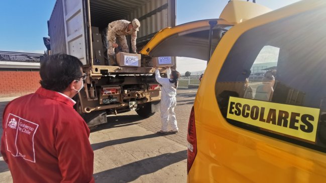 Gobierno Regional de Arica suma al Transporte Escolar a la entrega de Canastas Familiares