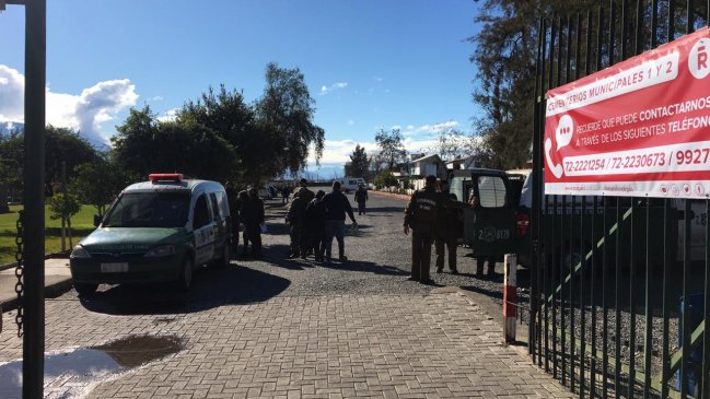 12 detenidos tras funeral con fuegos artificiales y bengalas en Rancagua