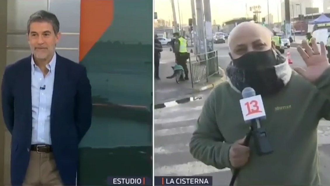 El periodista Miguel Acuña se encontró con su 