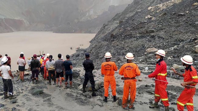 Al menos un centenar de muertos tras accidente en una mina de jade en Birmania