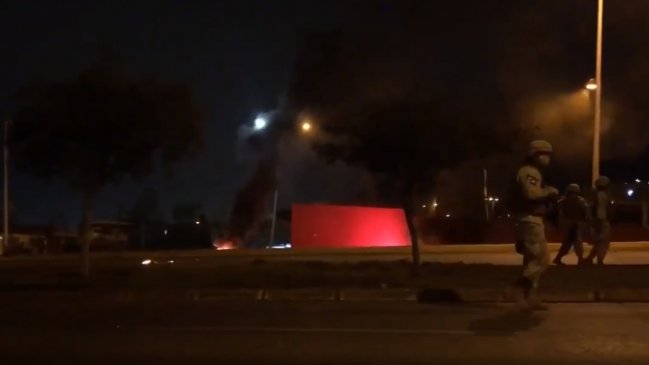 Incidentes se registran en el acceso norponiente de Antofagasta