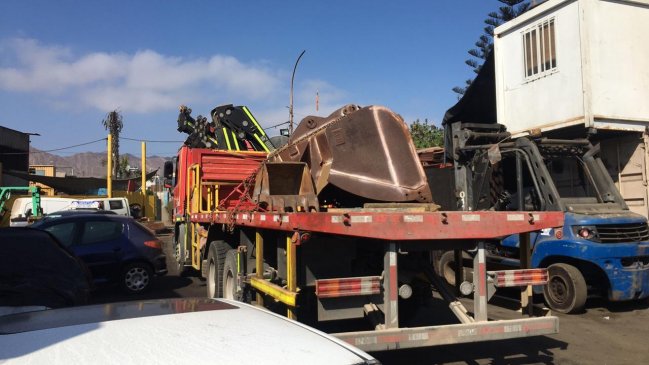 Maquinarias que serían reparadas fueron ocultas en taller de Antofagasta
