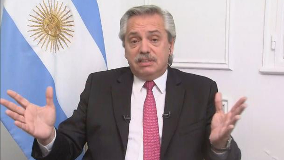 Alberto Fernández fustigó 