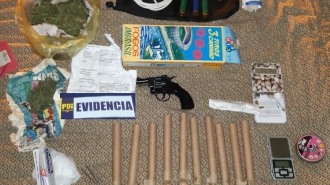 Pareja fue detenida por tráfico de armas en Coquimbo