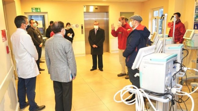 Diez ventiladores mecánicos llegaron a fortalecer la UCI del Hospital de Chillán