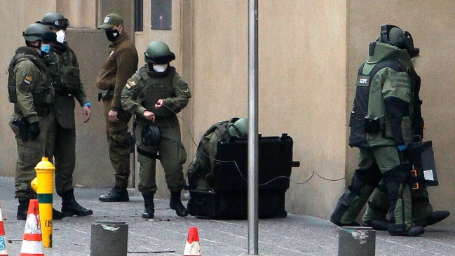 GOPE desplegó operativo por paquete sospechoso cerca de La Moneda